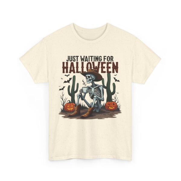 Just Waiting For Halloween T-Shirt 100% Cotton Unisex