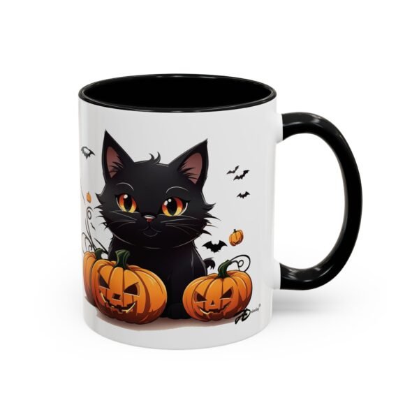 Pumpkin Cat Halloween Decor – Ideal for Adding a Spooky Touch to Your Mornings