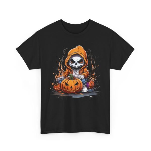 Shadow Pumpkin Fiend Halloween  T-Shirt 100% Cotton Unisex - Image 2