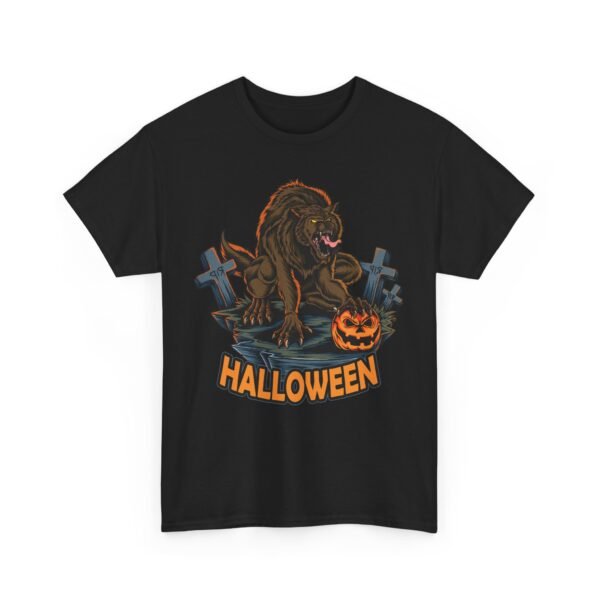 Nightmarish Pumpkin Halloween T-Shirt 100% Cotton Unisex - Image 2