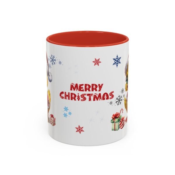 Adorable Christmas Ducklings in Santa Hats – Festive 11oz Ceramic Mug for Holiday Joy - Image 2