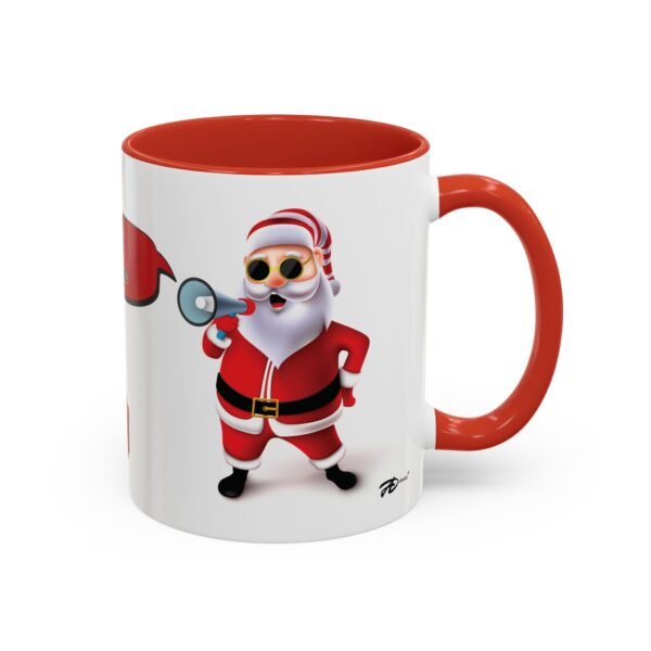 Festive 11oz Ceramic Mug with Cool Santa & 'Happy Holidays' Design – Perfect for Christmas Cheer & Holiday Celebrations