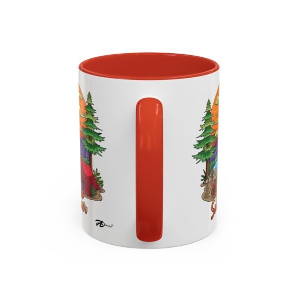 Nature and Coffee -11oz Ceramic Mug for Hiking and Camping Enthusiasts - Image 4