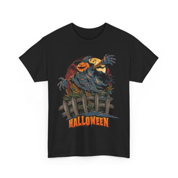 Shroud of Bones Pumpkin Halloween T-Shirt 100% Cotton Unisex - Image 4