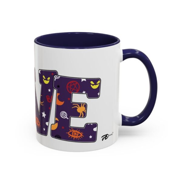 Love Halloween-Themed Ceramic Mug - 11oz with Glossy Finish for Your Favorite Brew - Image 2