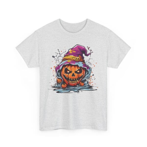 Grim Grin Pumpkin Halloween T-Shirt 100% Cotton Unisex