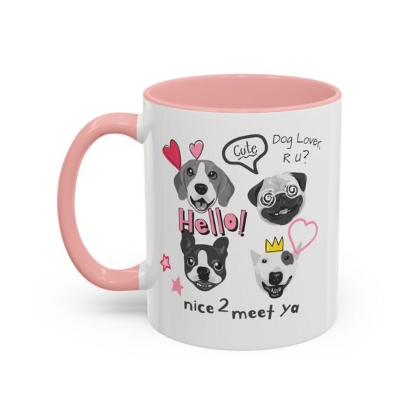 11oz Ceramic Mug with Fun Dog Lover Designs – Cute Cartoon Dogs