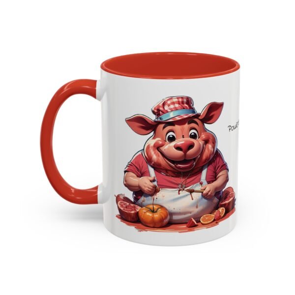 Powered by Bacon, Fueled by Flavor! Ceramic Mug Perfect for Cooking & Eating Enthusiasts - Image 3