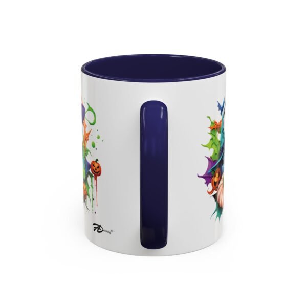 Halloween-Themed Ceramic Mug - 11oz with Glossy Finish for Your Favorite Brew - Image 4