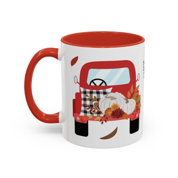 Grateful & Thankful Ceramic Mug - 11oz Thanksgiving Coffee Cup