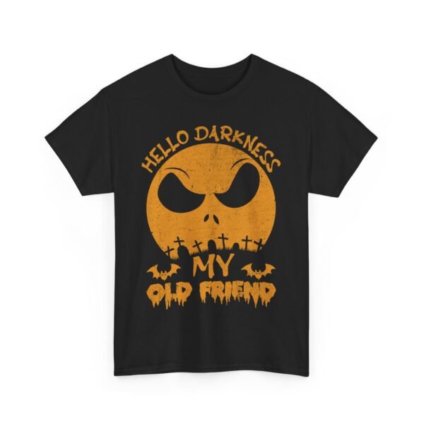 Hello Darkness My Old Friend Halloween T-Shirt 100% Cotton Unisex - Spooky Classic Tee