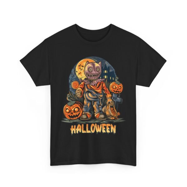 Fiendish Pumpkins Halloween T-Shirt 100% Cotton Unisex - Image 2