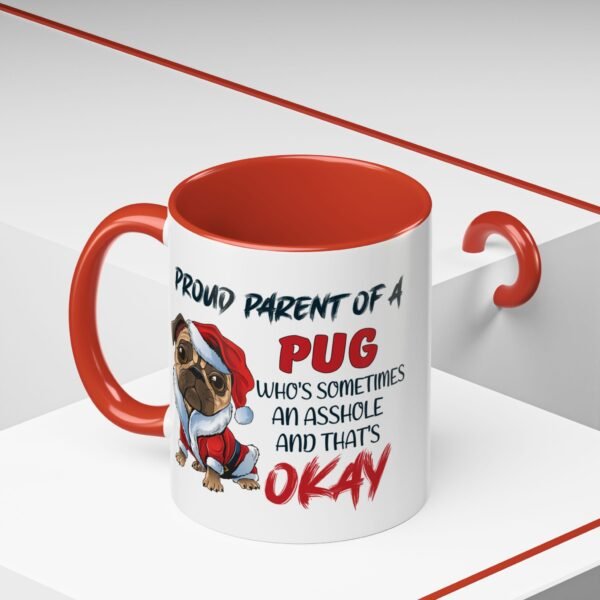 Christmas Pug Mug for Proud Dog Parents - Naughty & Fun Humor Ceramic Mug - Image 6