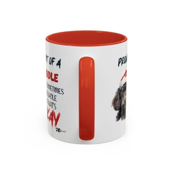 Christmas Poodle Mug for Proud Dog Parents - Cute & Fun Design - Image 4