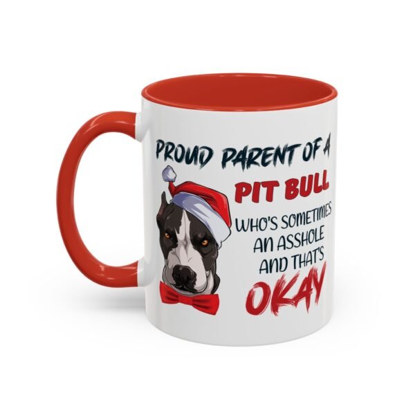 Christmas Pit Bull Mug for Proud Dog Parents - Bold & Funny Design - Image 3