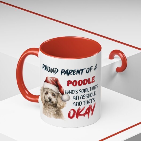 Christmas Poodle Ceramic Mug for Proud Dog Parents - Cute & Fun Design - Image 6