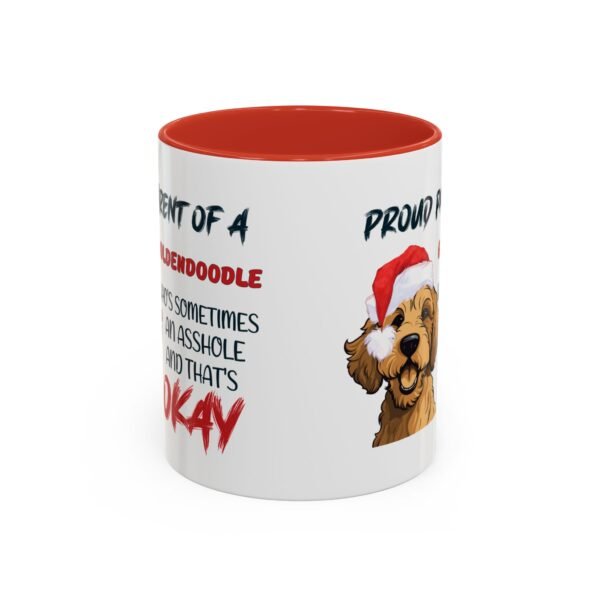 Christmas Goldendoodle Mug for Proud Dog Parents - Funny & Festive - Image 2