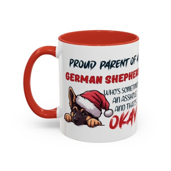 Christmas German Shepherd Mug for Proud Dog Parents - Funny & Bold - Image 3