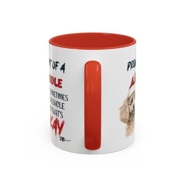 Christmas Poodle Ceramic Mug for Proud Dog Parents - Cute & Fun Design - Image 4