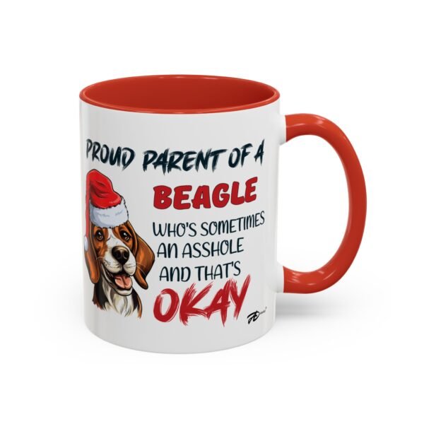 Christmas Beagle Mug for Proud Dog Parents - Naughty & Nice Humor