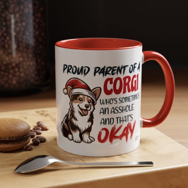 Funny Christmas Corgi Mug for Proud Dog Parents - Naughty & Nice Humor - Image 5