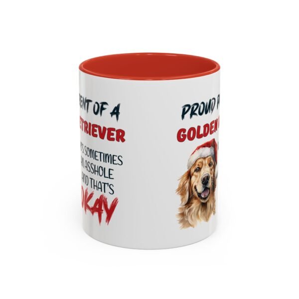 Christmas Golden Retriever Mug for Proud Dog Parents - Funny & Playful - Image 2