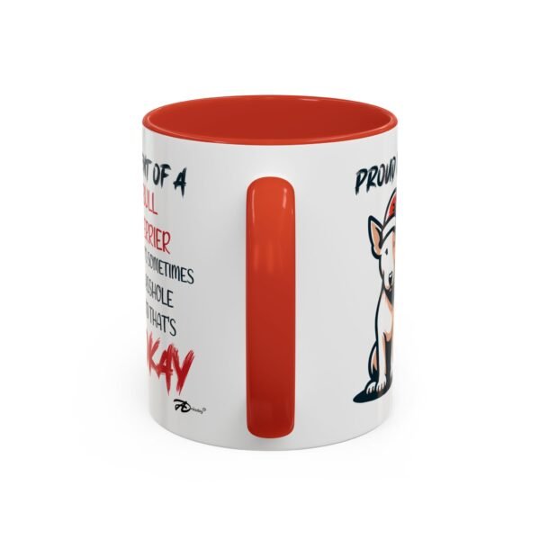 Proud Bull Terrier Parent Mug – Funny Christmas Design, Quirky Holiday Humor - Image 4