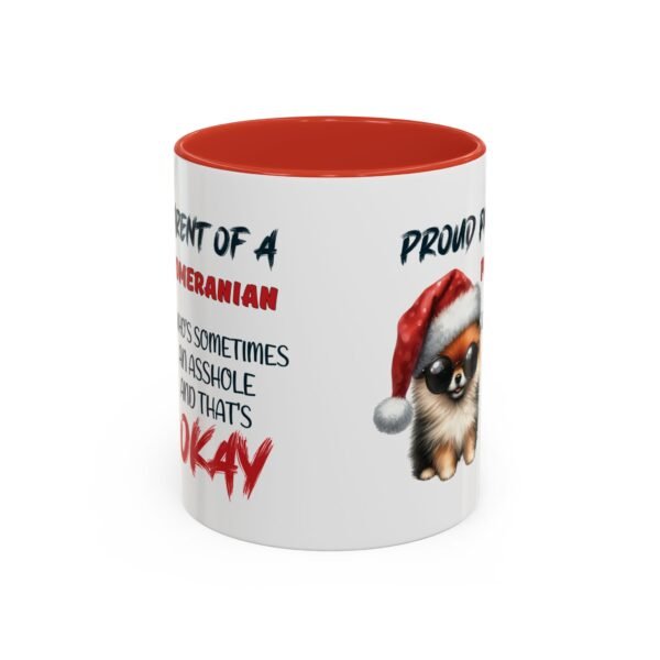 Christmas Pomeranian Mug for Proud Dog Parents - Cute & Funny Design - Image 2