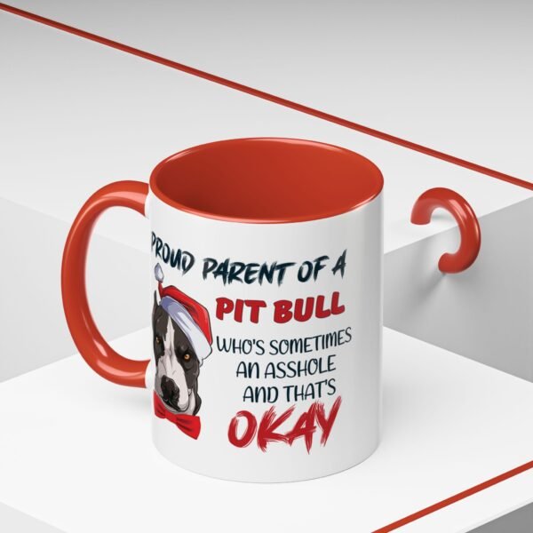 Christmas Pit Bull Mug for Proud Dog Parents - Bold & Funny Design - Image 6