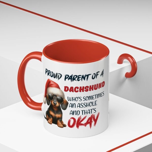 Christmas Dachshund Mug for Proud Dog Parents - Naughty & Nice Humor - Image 6