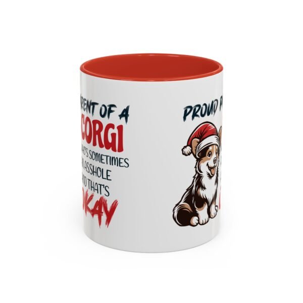 Funny Christmas Corgi Mug for Proud Dog Parents - Naughty & Nice Humor - Image 2