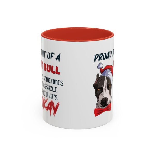 Christmas Pit Bull Mug for Proud Dog Parents - Bold & Funny Design - Image 2