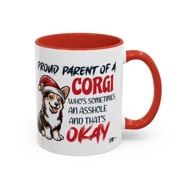 Funny Christmas Corgi Mug for Proud Dog Parents - Naughty & Nice Humor