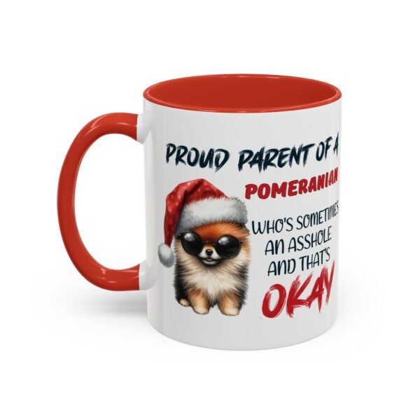 Christmas Pomeranian Mug for Proud Dog Parents - Cute & Funny Design - Image 3