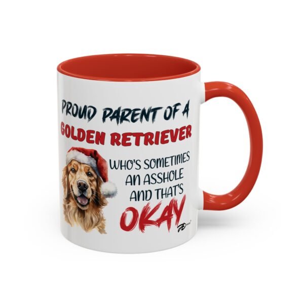 Christmas Golden Retriever Mug for Proud Dog Parents - Funny & Playful