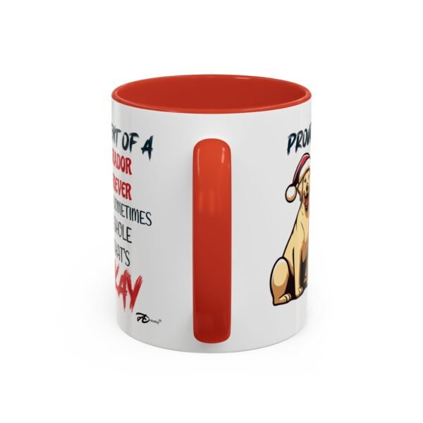 Proud Labrador Parent Mug – Quirky Christmas Design, Funny Holiday Humor - Image 4