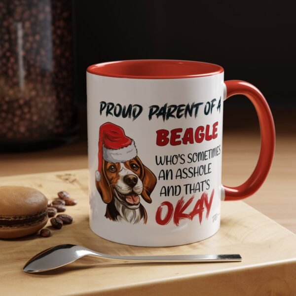 Christmas Beagle Mug for Proud Dog Parents - Naughty & Nice Humor - Image 5