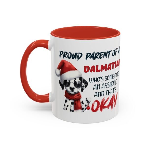 Christmas Dalmatian Mug for Proud Dog Parents - Naughty & Fun Humor - Image 3