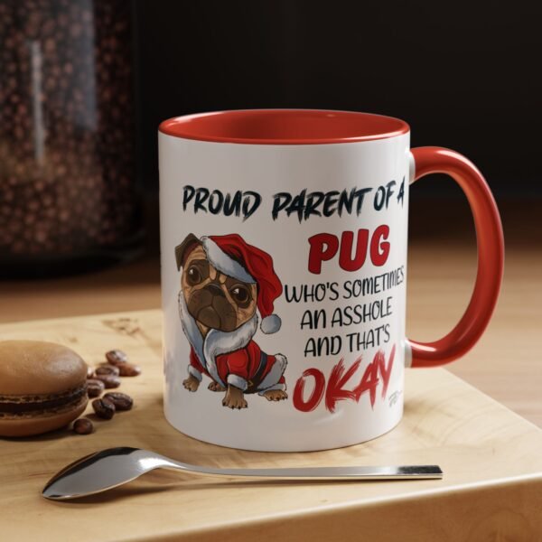 Christmas Pug Mug for Proud Dog Parents - Naughty & Fun Humor Ceramic Mug - Image 5