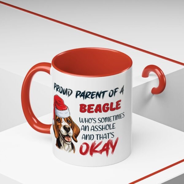 Christmas Beagle Mug for Proud Dog Parents - Naughty & Nice Humor - Image 6