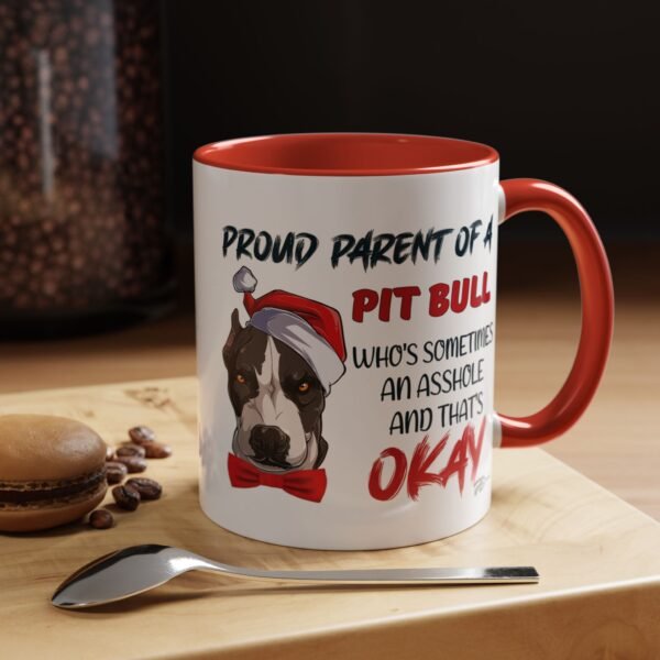 Christmas Pit Bull Mug for Proud Dog Parents - Bold & Funny Design - Image 5