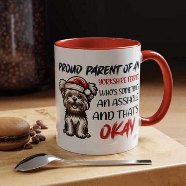 Funny Yorkshire Terrier Mug – Quirky Christmas Humor, Perfect for Pet Lovers - Image 5