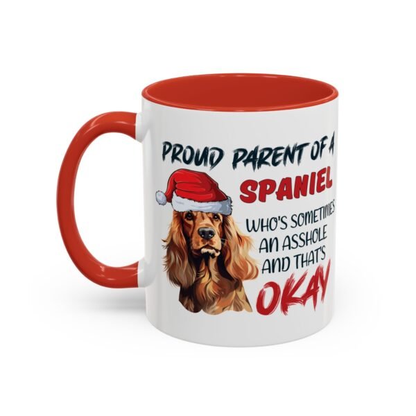 Christmas Spaniel Ceramic Mug for Proud Dog Parents - Playful & Funny - Image 3