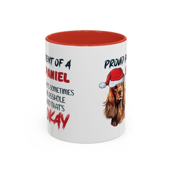 Christmas Spaniel Ceramic Mug for Proud Dog Parents - Playful & Funny - Image 2