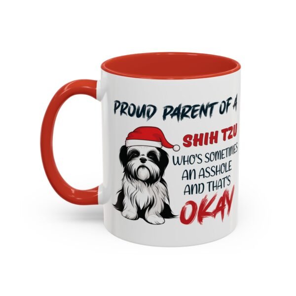 Christmas Shih Tzu Ceramic Mug for Proud Dog Parents - Cute & Funny Design - Image 3