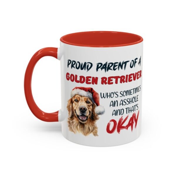 Christmas Golden Retriever Mug for Proud Dog Parents - Funny & Playful - Image 3