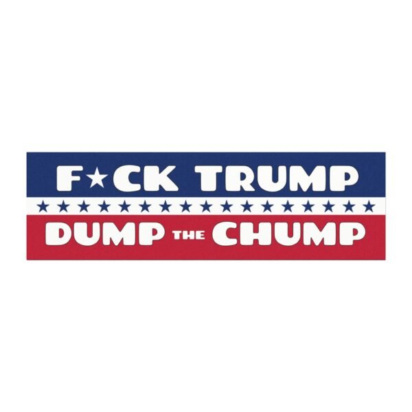 Anti-Trump Political Satire Car Magnet | 10x3 Vinyl | Bold & Weatherproof. Trump Parody