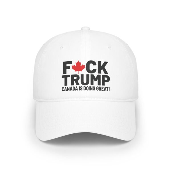 F*CK TRUMP Baseball Cap - Bold Political Statement Hat, Perfect for Marches, Gifts, Protest Events, Casual Wear, Canada Pride - Image 4