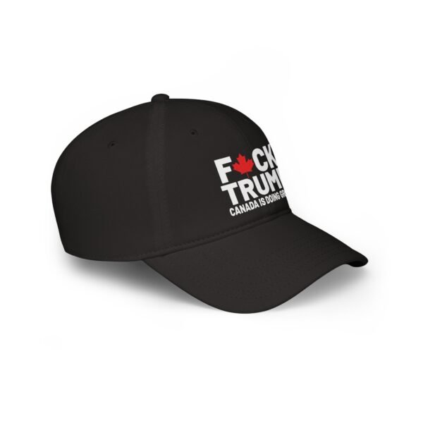 F*CK TRUMP Baseball Cap - Bold Political Statement Hat, Perfect for Marches, Gifts, Protest Events, Casual Wear, Canada Pride - Image 3