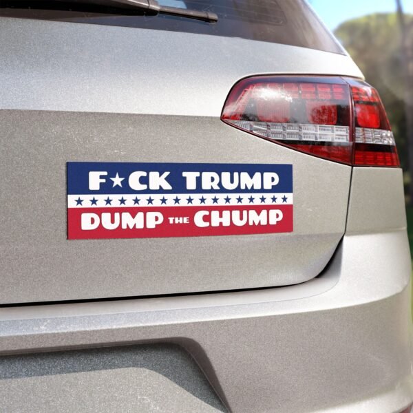 Anti-Trump Political Satire Car Magnet | 10x3 Vinyl | Bold & Weatherproof. Trump Parody - Image 4